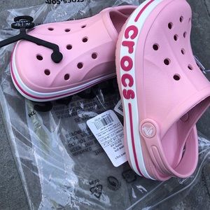 Crocs Kids Bayaband Clog, Petal Pink, 12 M